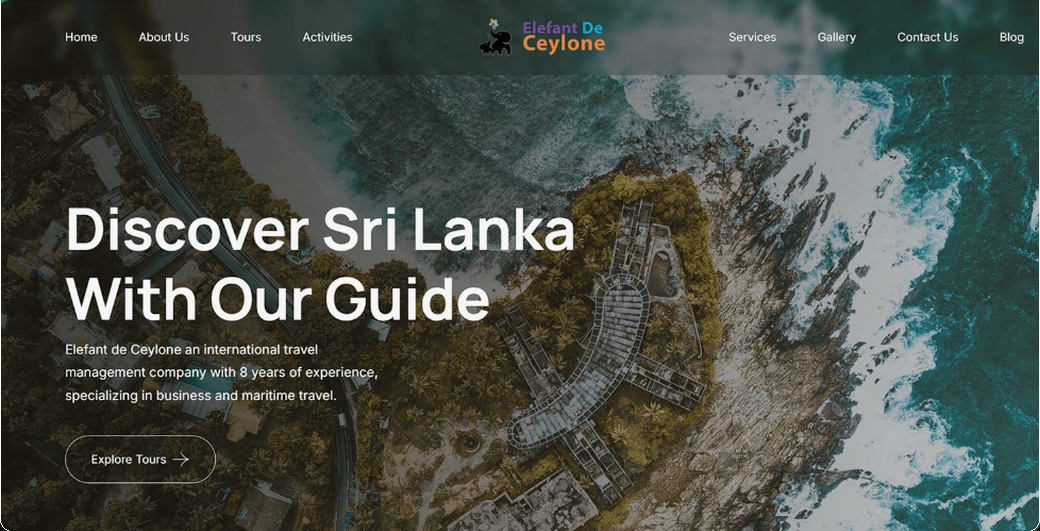 Elefant De Ceylone Tourism Platform — elefantdeceylon.lk